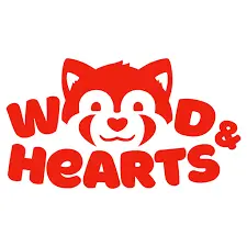 Wood And Hearts logo
